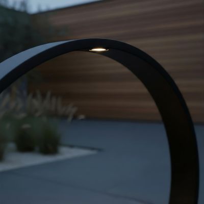 Lucide JEREL - Stĺpové svetlo - LED - 1x5W 3000K - IP54 - Čierny